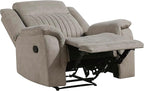 Lexicon Manual Recliner Chair, Polished Microfiber Reclining Sofa Chair - Image 12