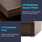 HOMMPA Open Shelf LED Nightstand - Image 9