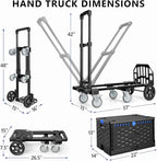 KEDSUM 4-in-1 Convertible Dolly Cart - Image 8