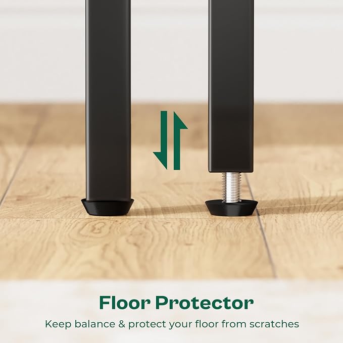 Huuger Night Stand with Charger Station and LED Lights, 4 Drawer Nightstand - Image 8