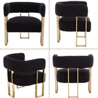 Modern Barrel Accent Chair - Image 8