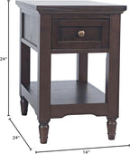 Brentwood Modern Transitional Chairside End Table - Image 3