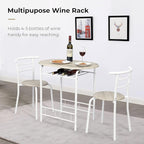 VINGLI 3 Piece Dining Set, Small Kitchen Table Set - Image 4