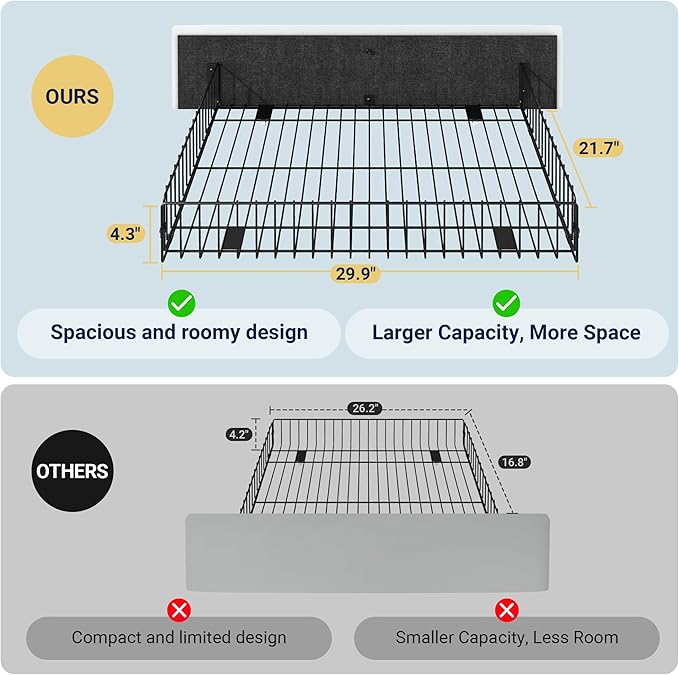 Allewie King Size Platform Bed Frame - Image 7