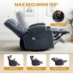 Swivel Recliner Chair for Adults - Image 5