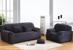 vctops 1-Piece Velvet Plush Stretch Chair Sofa Slipcover Soft Fuzzy Fluffy - Image 2