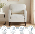 DUMOS Beige Modern Accent Chairs - Image 6