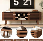 MAISONARIA Living Room Table Sets of 2, Mid Century Coffee Table & Dresser TV - Image 6