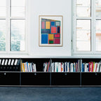 Modern Storage Cabinet Black G Versatile Free-Standing Organizer - Image 9