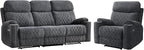 HAOMARKETS 2-Piece Electric Recliner Sofa Set - Image 8