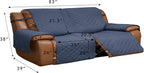 Easy-Going Oversized Loveseat Recliner Cover, Reversible Couch Cover - Image 3