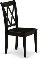 East West Furniture CLC-BLK-W Clarksville Dining Chairs - Image 5