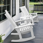 GREENVINES Outdoor Rocking Chair Set | 3-Piece | 2 Rocking Chairs - Image 6