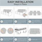 Genina Waterproof Couch Cover for Reclining Sofa - Image 2