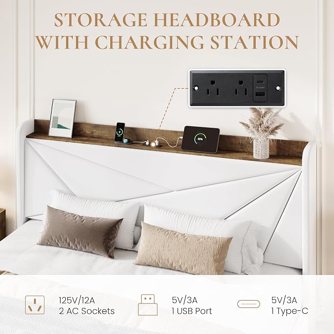 SHA CERLIN King Size Bed Frame - Image 4