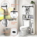 Vabches Over The Toilet Storage Cabinet, Farmhouse Storage Cabinet Over Toilet - Image 4