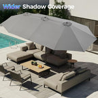 SUPERJARE 13FT Outdoor Patio Umbrella - Image 3