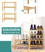 viewcare Small Shoe Rack, 2-Tier Shoe Rack - Image 5