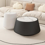 26.77" Marble Coffee Table, Modern Cup Shaped Coffee Table - Image 7