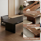 Wooden Japanese Floor Table, Floor Table - Image 5