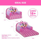 Delta Children - Minnie Mouse Cozee Buddy Flip-Out Kids Chair - Image 3