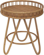 FINECASA Rattan Side Table - Image 4