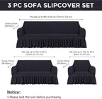 Fanfanwin 3 Pcs Sofa Slipcover Set - Image 2