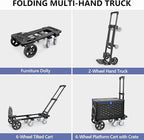 KEDSUM 4-in-1 Convertible Dolly Cart - Image 2