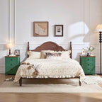 Joaxswe Farmhouse Night Stand, Sofa Bed Side Table Chest of Drawers, Wood - Image 7