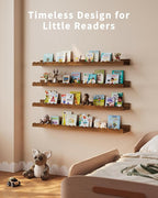 Shario Nursery Book Shelves, Scalloped Shelves, Wall Book Shelves - Image 5