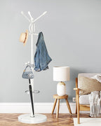 ZOZOE Metal Coat Rack Stand, Modern Coat Rack Freestanding - Image 7