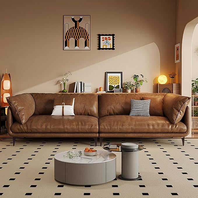 AODIOU Furniture Legs Brown Metal feet: Cabinet Legs 4 Inch Vintage Sofa - Image 7