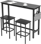 Finnhomy 52.7" Industrial Bar Table Set by Finnhomy