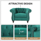 AVZEAR Living Room Accent Chair, Upholstered Sofa Chair Single Sofa Chair - Image 7