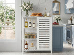 HITNET Bathoom Storage Cabinet, Bamboo Floor Cabinet - Image 6