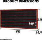 DisplayGifts Block Toy Minifigures Miniatures Display Case Frame Wall Cabinet - Image 2