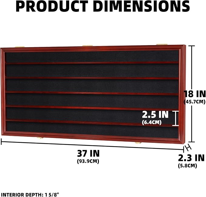 DisplayGifts Block Toy Minifigures Miniatures Display Case Frame Wall Cabinet - Image 2