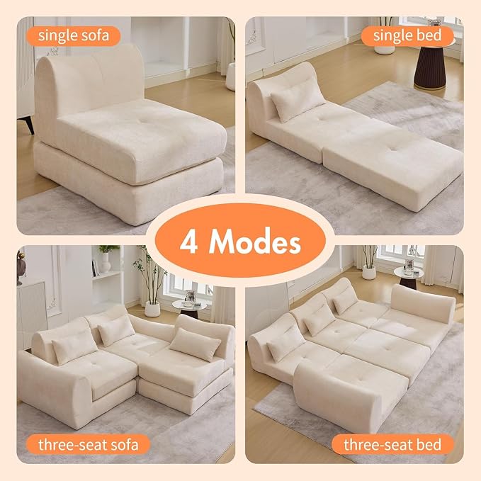 102" Modular Sectional Boneless Couch - Image 5
