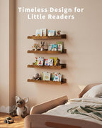 Shario Nursery Book Shelves, Floating Shelves - Image 5