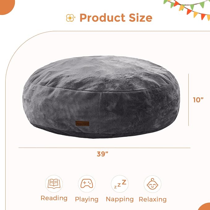 MAXYOYO 3 in 1 Kids Bean Bag Chair, Child Floor Sofa - Image 3