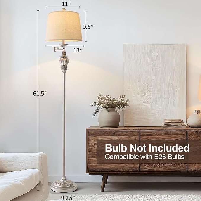 G-SAFAVA 61" Vintage Floor Lamp - Image 4
