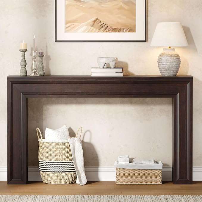 Rresyet 55 Inch Long Console Table, Sofa Table Behind Couch, Entryway Table - Image 4