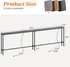 SUPERJARE 79 Inch Sofa Table - Image 3