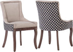 Modern Dining Chairs Set of 2, High Back Dining Chairs Side Chairs by MZDOO