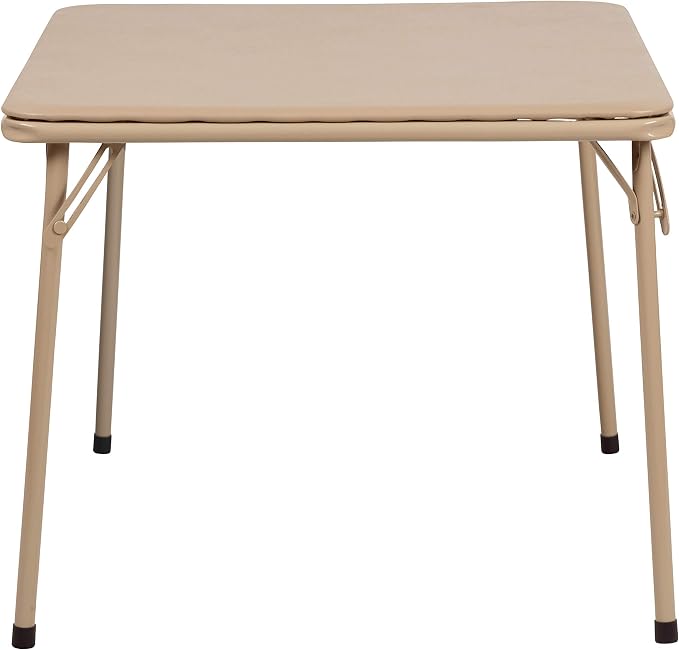 Flash Furniture Mindy Kids Tan Folding Table - Image 7