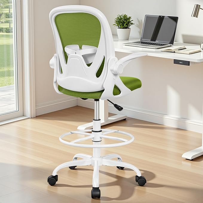 Primy Drafting Chair Tall Office Chair - Image 2
