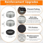 Furniture Risers Bed Risers Heavy Duty 1 inch, 2 inch, 3 inch, 4 inch Round - Image 2