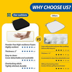 AAAAAcessories D-Shaped Chair Cushions, Machine-Washable Cover - Image 9