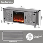 YESHOMY Fireplace TV Stand - Image 6
