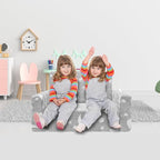SLIGUY Kids Chair, Toddler Couch, Fold Out Sofa Chair, Toddlers Convertible - Image 2